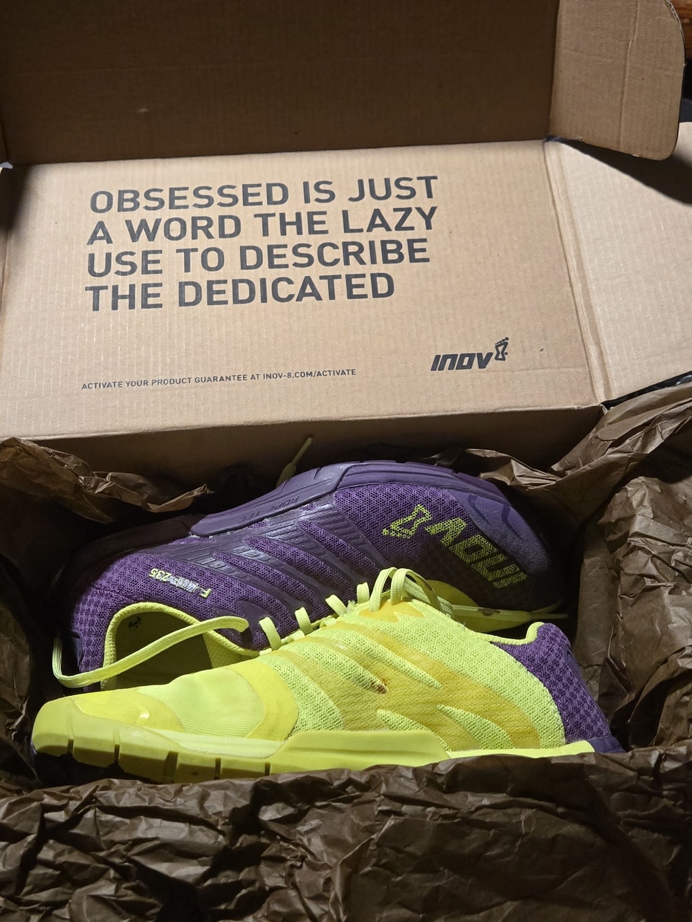 Inov-8 Women's Yellow & Purple Lightweight Running Shoes Size 7.5